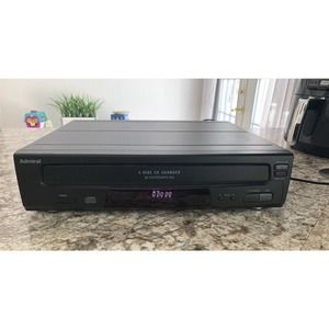 ADMIRAL 5 Disc CD Changer Black 1996 Model JFA-67216 - Tested